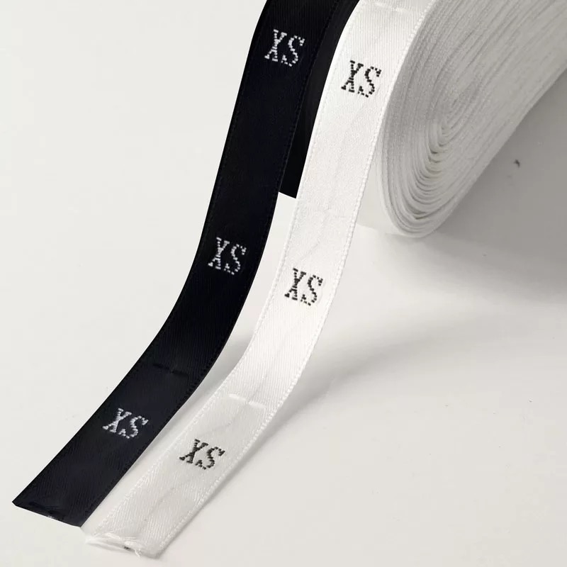 weaving fabric size label