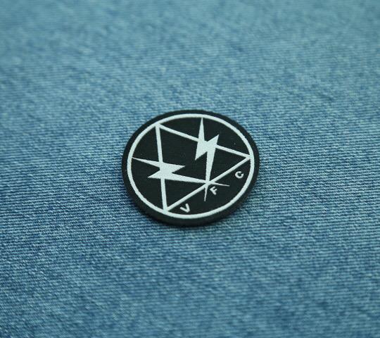 hot sales factory supply polyester shoulder clothing woven badge