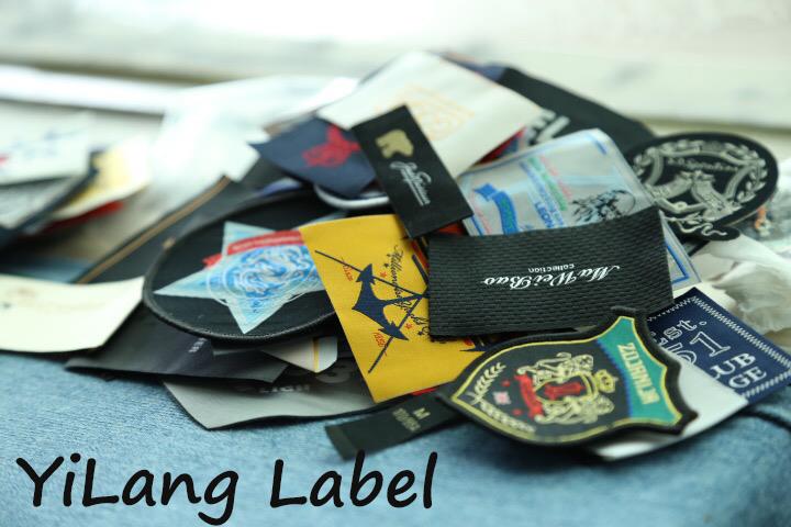 custom woven label garment printed label with brand name