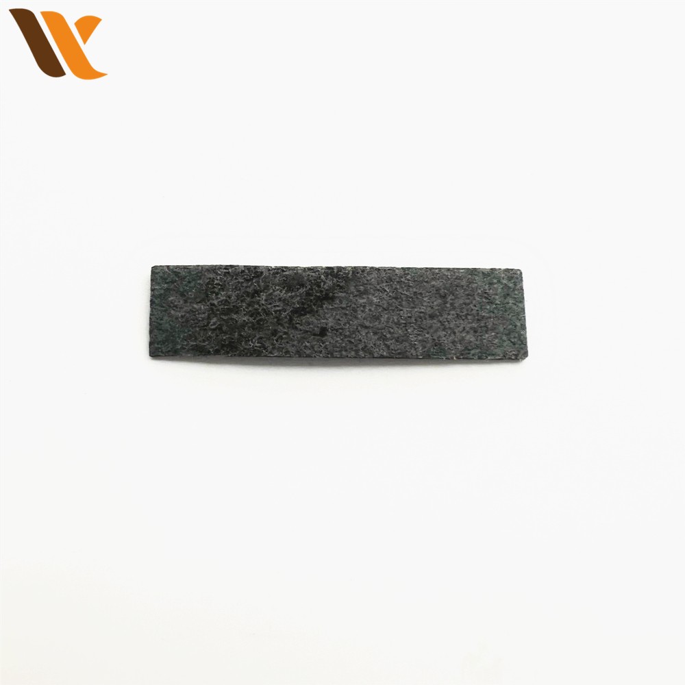 Custom Simple Black Faux Leather Labels 3