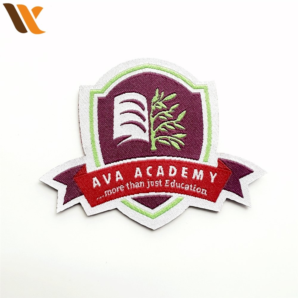 Custom Academy Woven Patches With Glue Back 3