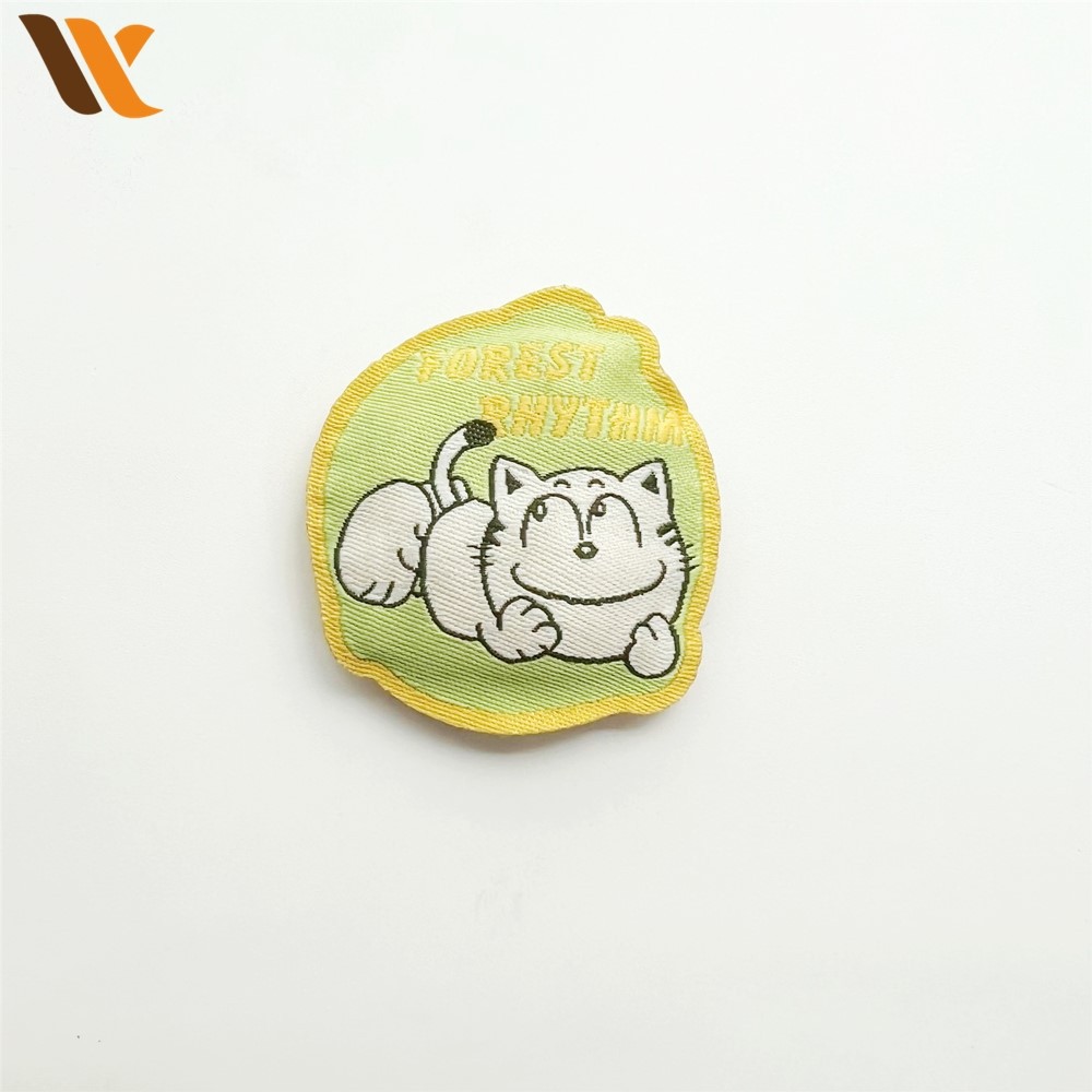 Wholesale Cute Animal Cat Woven Patches 2